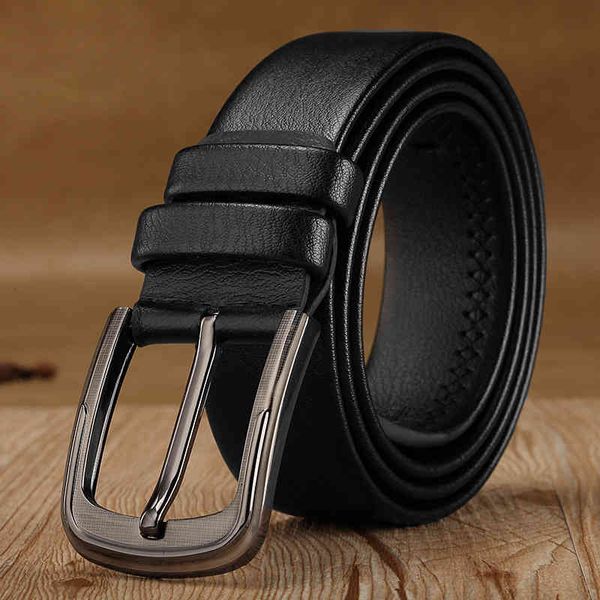

belts designer luxury men's pin buckle belt korean fashion leisure men's straight oxne, Black;brown