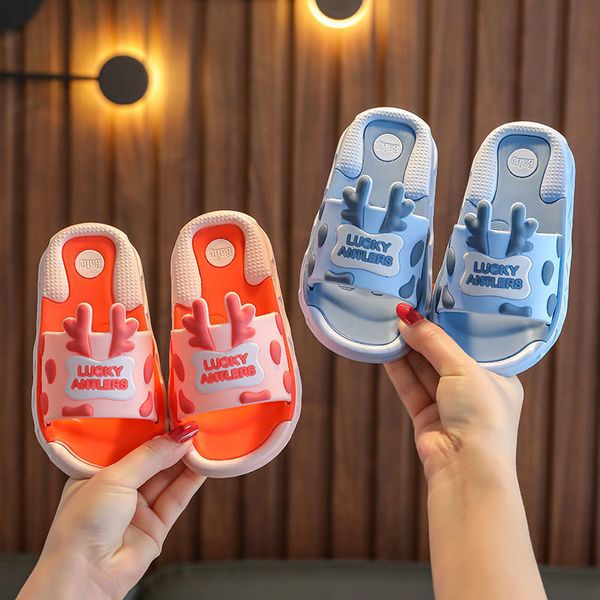 

summer slipper new baby hole shoes children nice non -slip soft floor old boys girl beach sandals 3 -9 years, Black;grey