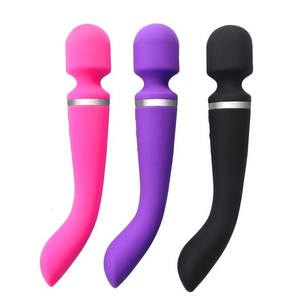 

massager super powerful av massage wand rechargeable usb vibrators toys for female