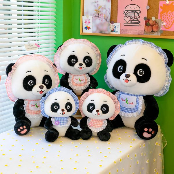 New Cute Little Panda Plush Doll Coppia Panda Toy Dolls Regalo per bambini