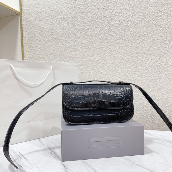 

fashion shoulder bag trendy womens bag crocodile pattern design purse