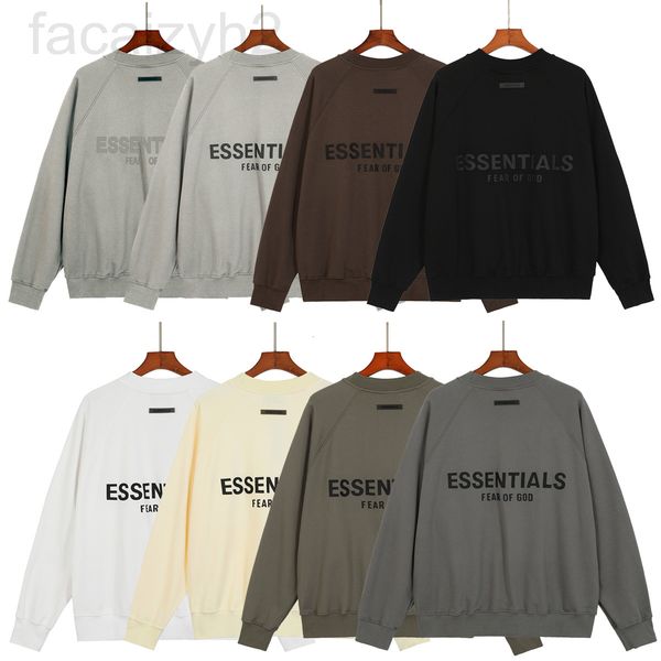 

men's hoodies & sweatshirts designer winter no liner casual ordinary raglan sleeve sweater hoodless letter cotton men's wear au8d2, Black