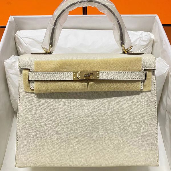 

9a+tote bags designer women purse epsom leather shoulder handbags 25cm handmade clutch luxuries crossbody wallets with box