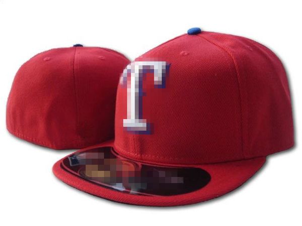 Bonés de beisebol com letra T Rangers Swag Hip Hop Boné para homem Casquette Bone Aba Reta Gorras Bones feminino Chapéus ajustados H23