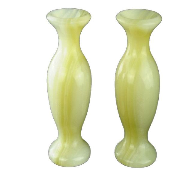 

collection chinese jade pair of delicate beautiful jade vase, Silver