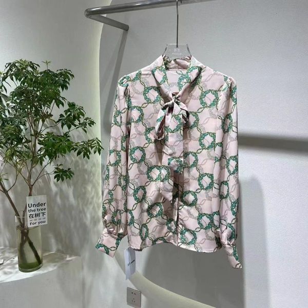 

spring 2022 green and pink with 100% silk shirt s-xl, White