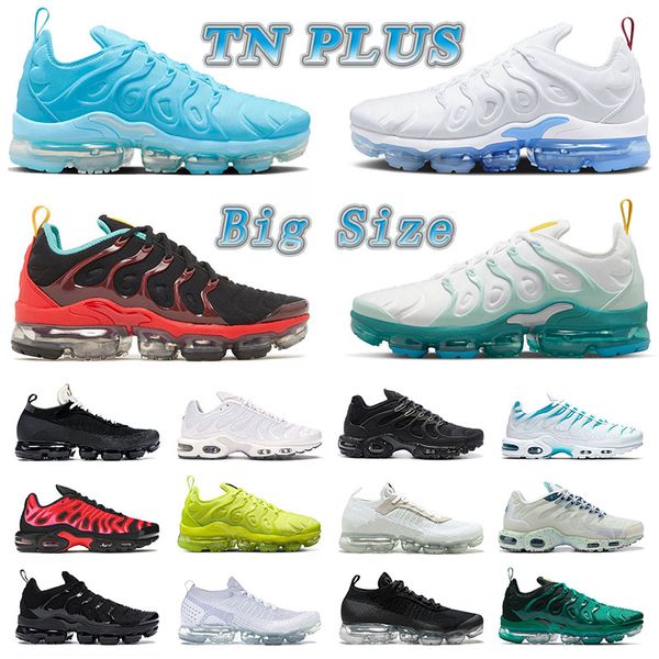 

tn plus designer running shoes for mens womens university blue stained glass tennis ball terrascape mint green fly knit flynit trainers big
