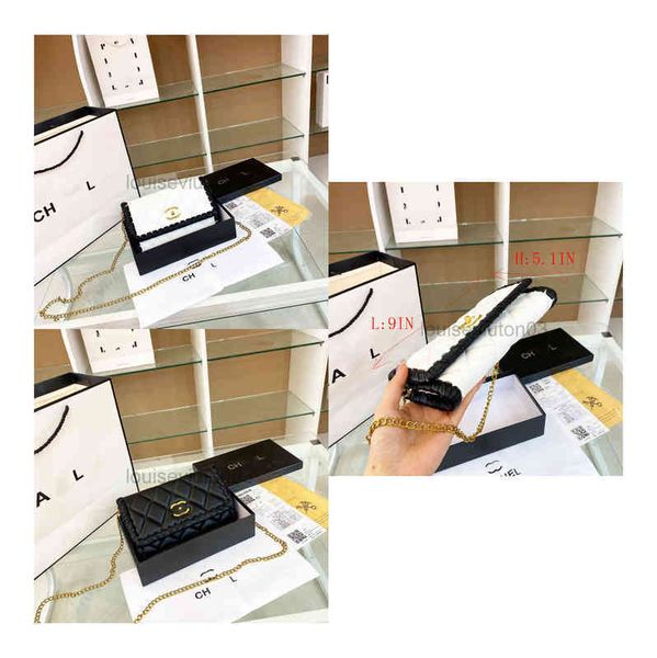 

designer channel bag handbag casual fashion one shoulder women's small square woven rhombus chain tote bag l9in h5.1in