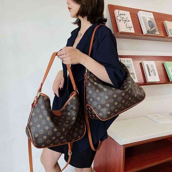 

bag women 2022 new fashion hand-held one shoulder big versatile bags tote