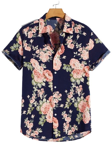

men floral print shirt f8tv#, White;black