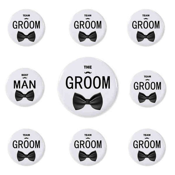 

factory outlet bachelor party groom to be badge man team wedding decoration badge