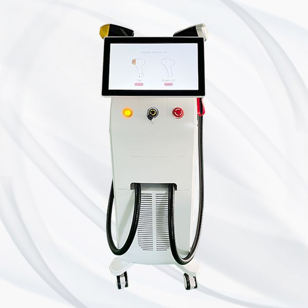 

2022 professional double handle diode laser diodo hair removal machine, Black