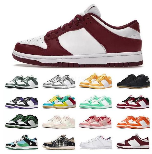 

mens womens dunks sail multi camo casual running shoes low georgetown sneakers unc purple green mens trainers, Black