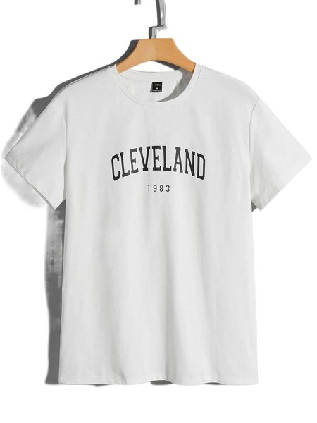 

men letter graphic tee w6to#, White;black