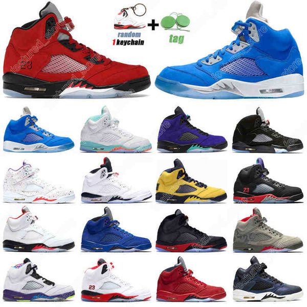 

ale 5s raging red basketball shoes 5 blue bird hyper royal og black metallic alternate grape mens trainers outdoor sports