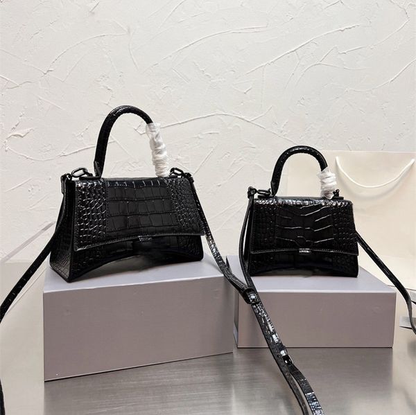 

crossbody designer bag fashion evening bags leather version shoulder hourglass bag 8 colors balencaigas gift