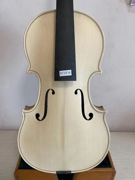 

4/4 violin unvarnished bird eye maple wood back old spruce hand made 2021