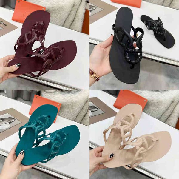 

luxury designer slides 2023 new slippers slip flat beach shoes clip toe jelly with logo jki8, Black