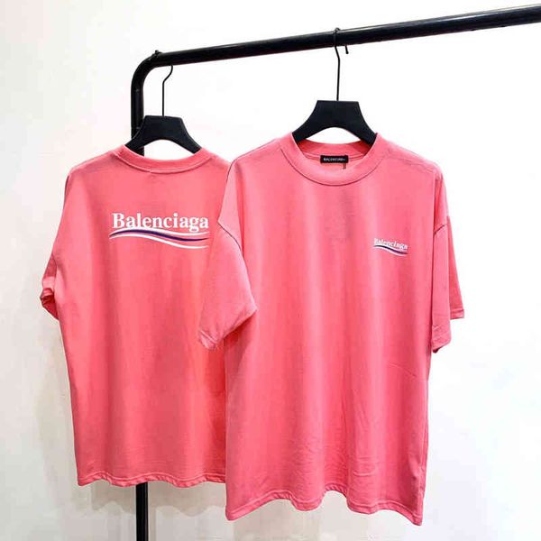 

2022 designer bal t shirt bajia cola classic high board t-shirt, White;black