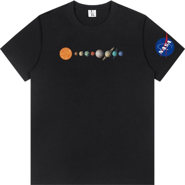 National Aeronautics Space Administration NASA Thirt Shirt Nero Grigio Rosso Rosa Uomini e donne 37229B 37229B