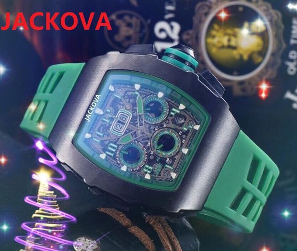 Top Marke Gummi Silikon Quarz Mode Herren Zeituhr Uhren Auto Datum Männer Kleid Designer Uhr Großhandel männliche Geschenke Armbanduhr Relogio Masculino Uhr