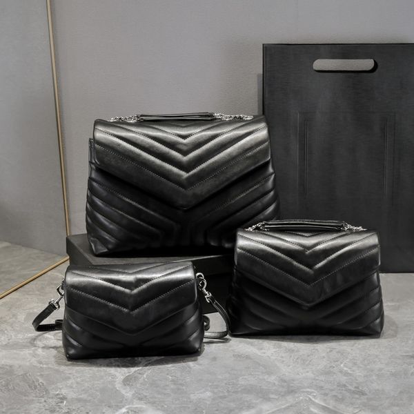 

handbag designers bag women luxurys purse cowhide genuine leather chains crossbody yb50 classic fashion tote purse woman messenger handbags