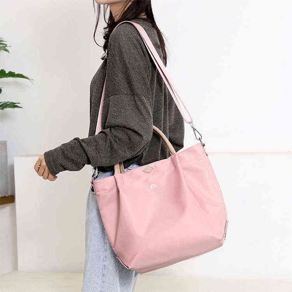 

lulu sacks bags handbag korean version messenger sack bag large capacity short distance travel leisure versatile nylon shoulder bag-8658 csv