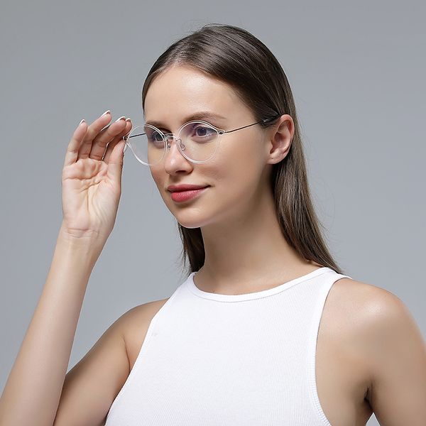 

sunglasses women fashion new popular retro eyeglasses full frames classic style with box blue clear lens optical classic, Black