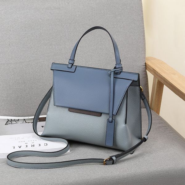 

purse genuine leather luxury handbags women shoulder bags designer solid color fashion female messenger bag small mini black white brown j77