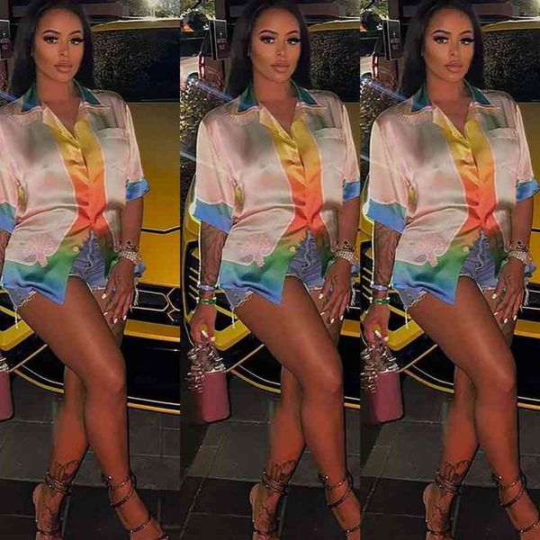

m20799 women's casual printed short sleeved top, Black;gray
