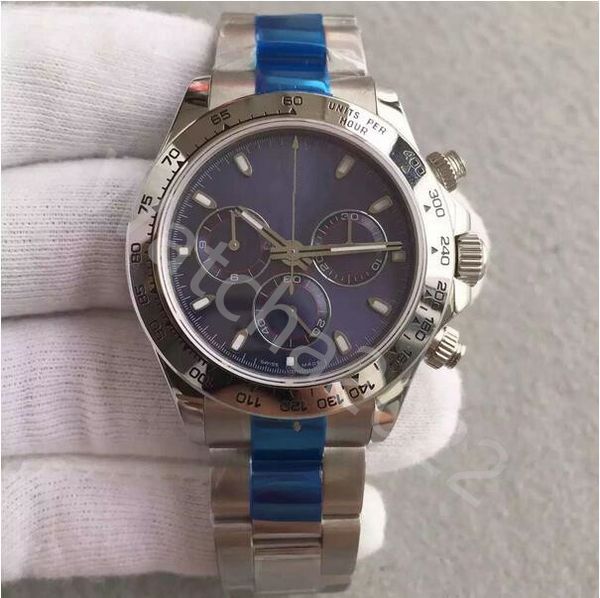 ZP Factory Direct Watchs Supply 2813 Relógio de ouro de luxo masculino 116518ln 116508 116520 40mm Mecânico Automático com pulseira de aço inoxidável Designer Cosmos Watches