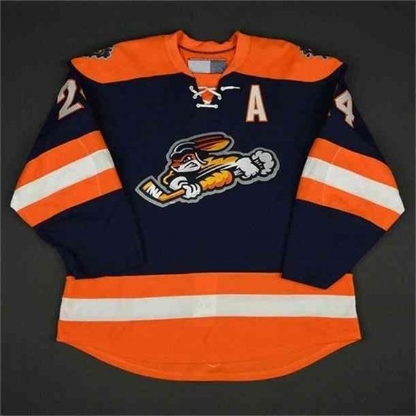 

c26 nik1 24 justin dasilva greenville swamp rabbits fantasy team ice hockey jersey mens stitched custom any number and name jerseys, Black