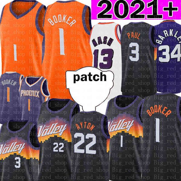 

1 devin jersey booker basketball jerseys deandre ayton chris 3 paul jerseys retro mesh steve 13 nash charles 34 barkley patch black