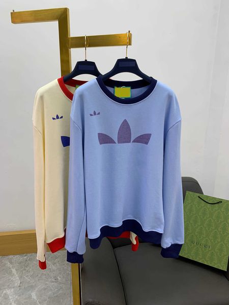 

men's plus size hoodies & sweatshirts round neck embroidered and printed polar style summer wear with street pure cotton r2r, Black;brown