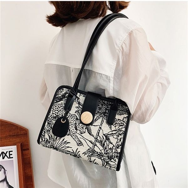 

53% off online sale large capacity fashion summer oil painting single simple tote