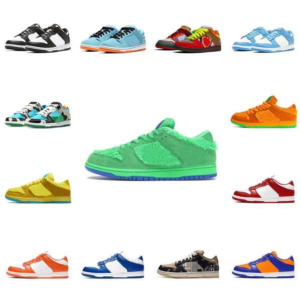 

shoes running dunkchunky duny black white men running green bear valentine day university red brazil sneakers2022