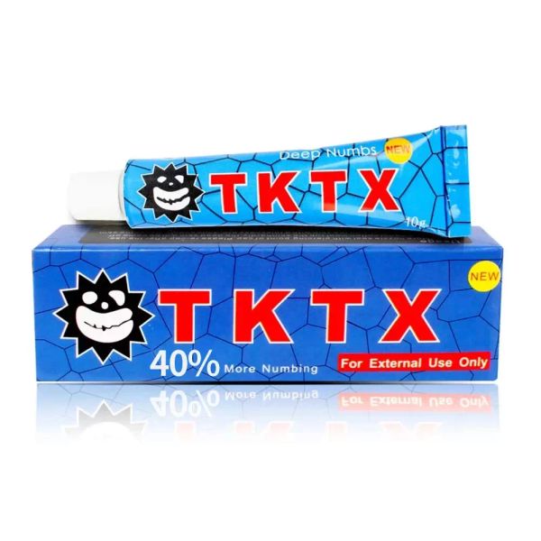 

beauty items blue tktx 39% numbing tattoo body fast skin numb cream 3 to 4 hours