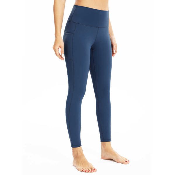 

230g double side nylon spandex fabric gym sports high waist leggings yoga pants with side pockets, White;red