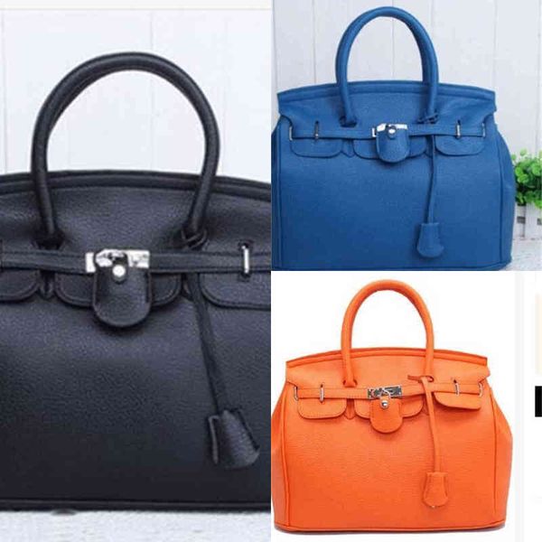 

luxury women birkinss handbags summer women's spring bag 2022 litchi pattern ynnm