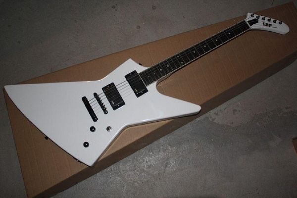 

shipping new arrival custom explorer mx250 ii white 9v battery active pickups electric guitar in stock