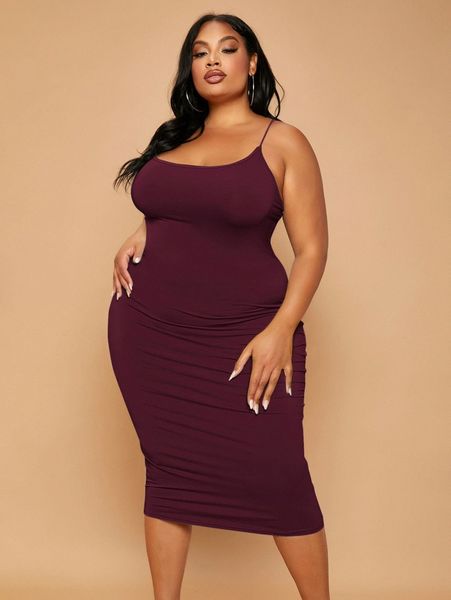 

sxy plus criss cross back bodycon dress d8w0#, Black