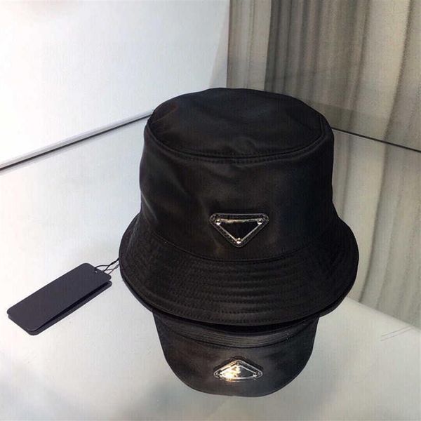 

2021 pad fashion designer letter bucket hat for mens womens foldable caps dark blue fisherman sun visor s216s, Blue;gray