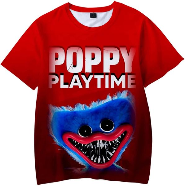 

poppy playtime shirts short sleeves fashion mens women t-shirt, White;black