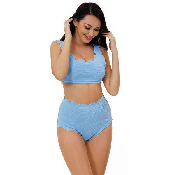 

women's split large swimsuit petal bikini, White;black