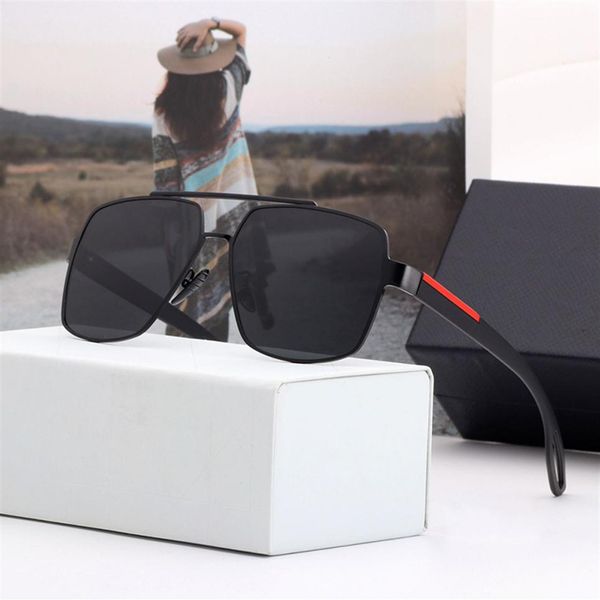 

men's sunglasses fashion style full frame womens sun glasses adumbral goggle suitable summer beach driving square with250q, White;black