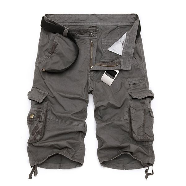 Cargo-Shorts für Herren, coole Tarnung, Sommer-Verkauf, Baumwolle, beiläufige kurze Hosen, Markenkleidung, bequem, Camo 220318