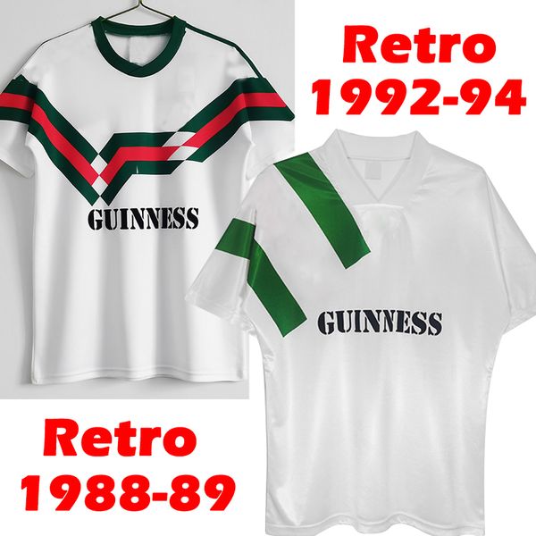 

cork city retro soccer jerseys 1988 1989 1992-94 vintage football shirts 88 89 classic jersey maillot de foot home white camisetas de futbol, Black;yellow