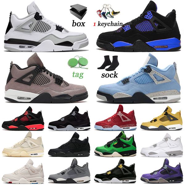 

jumpman fashion 4s basketball shoes military black royal white oreo canvas sneakers red thunder comfortable men women trainers manila 4 spor
