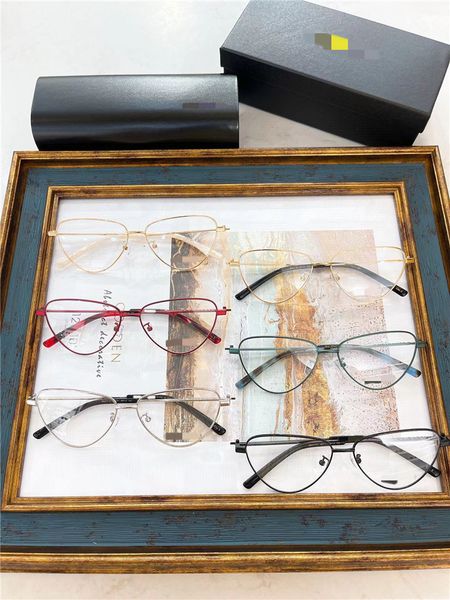 

new designer sunglasses b family 01710 cat's eye flat lens net red the same metal 3d three-dimensional characters for men and women can, White;black