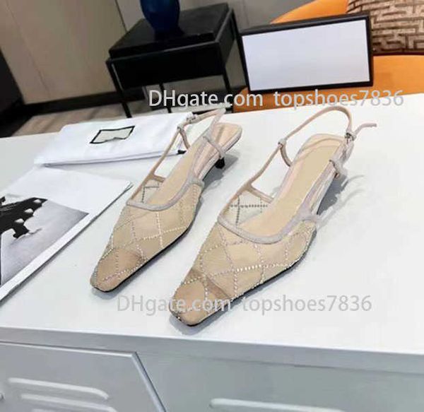 

smooth women's high-heeled sandals fashion drill embroidery leather sewing wedding shoes luxury exhibition party flat heel 3.5cm sendin, Black
